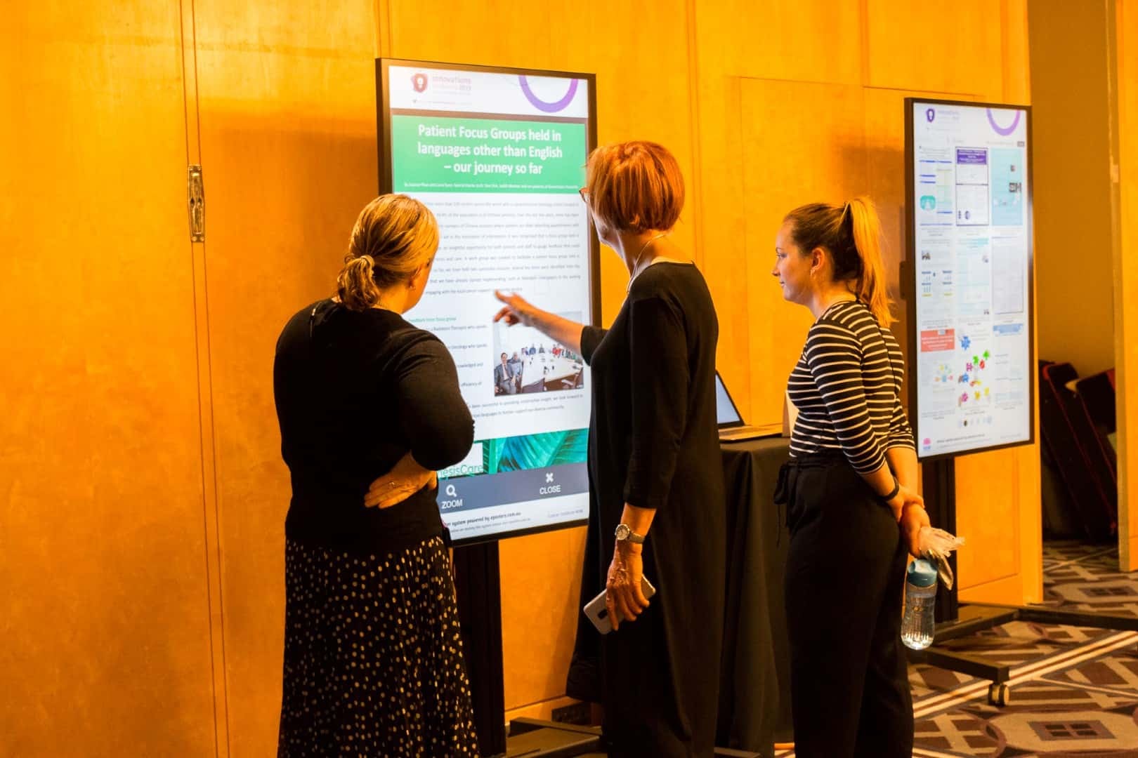 Conference Eposter Digital Display Discussion