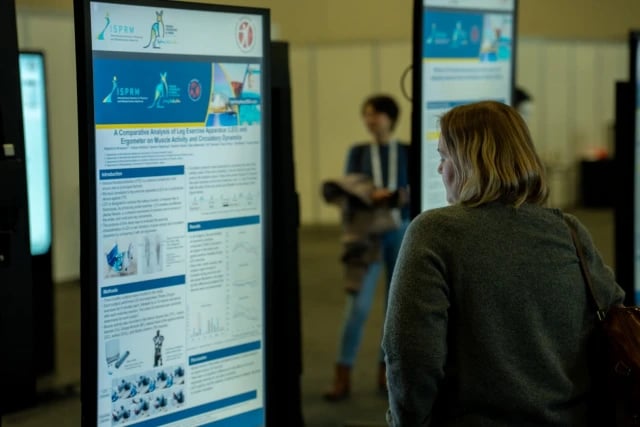 Conference Eposter Display Viewing