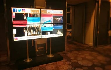 Event Social Wall Display Screens