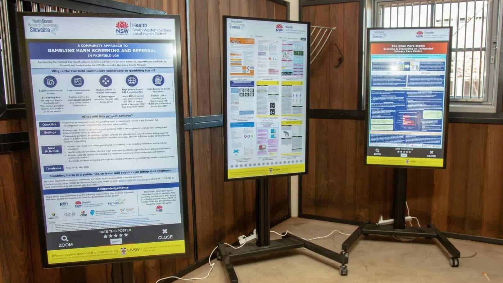 Health Research Eposters Display Stands