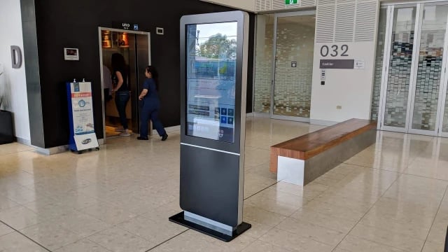 Hospital Lobby Wayfinding Kiosk