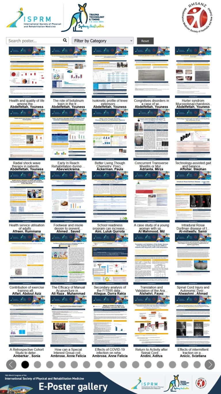 Medical Conference Eposter Gallery Screen